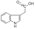 INDOLE-3-ACETIC ACID-CARBOXY-14C Struktur