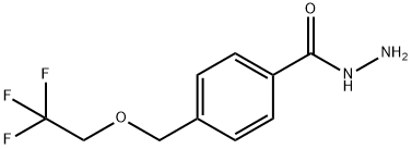 Benzoic acid, 4-[(2,2,2-trifluoroethoxy)methyl]-, hydrazide (9CI) Struktur