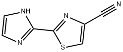 2-(1H-IMIDAZOL-2-YL)-THIAZOLE-4-CARBONITRILE Struktur