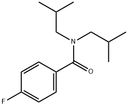 N,N-Diisobutyl-4-fluorobenzaMide, 97% Struktur