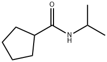 Cyclopentanecarboxamide, N-(1-methylethyl)- (9CI) Struktur