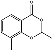 2,8-Dimethyl-4H-1,3-benzodioxin-4-one Struktur