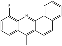 11-Fluoro-7-methylbenz[c]acridine Struktur