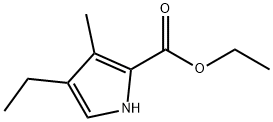 1H-Pyrrole-2-carboxylicacid,4-ethyl-3-methyl-,ethylester(9CI) Struktur