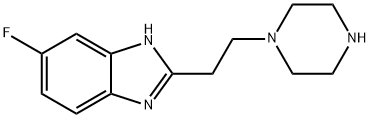 5-fluoro-2-(2-(piperazin-1-yl)ethyl)-1H-benzo[d]iMidazole Struktur