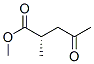 Pentanoic acid, 2-methyl-4-oxo-, methyl ester, (2S)- (9CI) Struktur