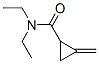 Cyclopropanecarboxamide, N,N-diethyl-2-methylene- (9CI) Struktur