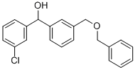 (3-((BENZYLOXY)METHYL)PHENYL)(3-CHLOROPHENYL) METHANOL Struktur