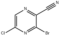 3-Bromo-5-chloropyrazine-2-carbonitrile