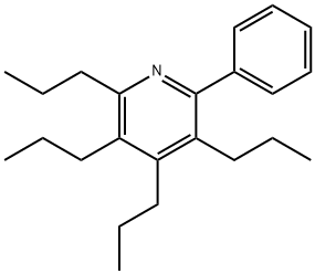 2-PHENYL-3,4,5,6-TETRAPROPYLPYRIDINE Struktur