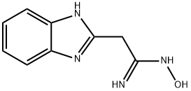 (1Z)-2-(1H-BENZIMIDAZOL-2-YL)-N'-HYDROXYETHANIMIDAMIDE Struktur