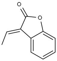 2(3H)-Benzofuranone,  3-ethylidene- Struktur