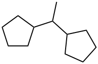 1,1-Dicyclopentylethane Struktur