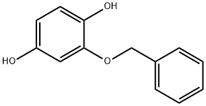 1,4-Benzenediol, 2-(phenylmethoxy)- (9CI) Struktur