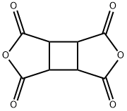 Cyclobutane-1,2,3,4-tetracarboxylic dianhydride Struktur