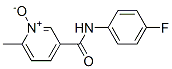 3-Pyridinecarboxamide,N-(4-fluorophenyl)-6-methyl-,1-oxide(9CI) Struktur