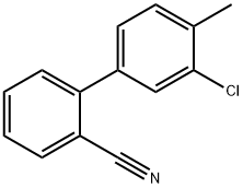 3'-CHLORO-4'-METHYL-2-BIPHENYLCARBONITRILE Struktur