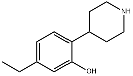 Phenol, 5-ethyl-2-(4-piperidinyl)- (9CI) Struktur