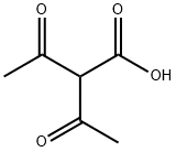 BUTANOIC ACID, 2-ACETYL-3-OXO- Struktur