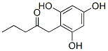 2-Pentanone, 1-(2,4,6-trihydroxyphenyl)- (9CI) Struktur