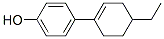Phenol, 4-(4-ethyl-1-cyclohexen-1-yl)- (9CI) Struktur