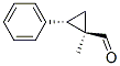 Cyclopropanecarboxaldehyde, 1-methyl-2-phenyl-, (1R,2S)- (9CI) Struktur