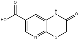 2,3-dihydro-2-oxo-1H-pyrido[2,3-b][1,4]thiazine-7-carboxylic acid Struktur