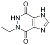 1H-Imidazo[4,5-d]pyridazine-4,7-dione,  5-ethyl-5,6-dihydro-  (9CI) Struktur