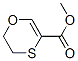 1,4-Oxathiin-3-carboxylicacid,5,6-dihydro-,methylester(9CI) Struktur