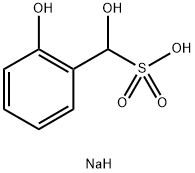 (2-Hydroxyphenyl)hydroxymethanesulfonic acid sodium salt Struktur