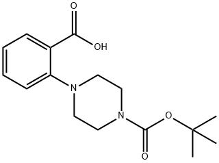 1-BOC-4-(2-CARBOXYPHENYL)PIPERAZINE Struktur