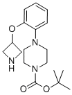 4-[2-(3-AZETIDINYLOXY)PHENYL]-1-BOC-PIPERAZINE Struktur