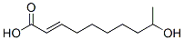(E)-9-Hydroxy-2-decenoic acid Struktur