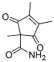 3-Cyclopentene-1-carboxamide,  1,3,4-trimethyl-2,5-dioxo- Struktur