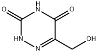 1,2,4-Triazine-3,5(2H,4H)-dione, 6-(hydroxymethyl)- (9CI) Struktur