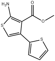 METHYL 5'-AMINO-2,3'-BITHIOPHENE-4'-CARBOXYLATE Struktur