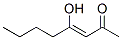 3-Octen-2-one, 4-hydroxy- (9CI) Struktur