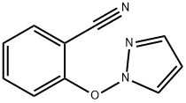 Benzonitrile, 2-(1H-pyrazol-1-yloxy)- (9CI) Struktur