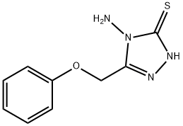 4-triazole-3-thione,2,4-dihydro-4-amino-5-(phenoxymethyl)-3h-2 Struktur