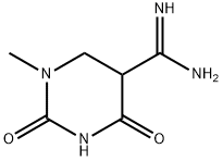 5-Pyrimidinecarboximidamide,hexahydro-1-methyl-2,4-dioxo-(9CI) Struktur