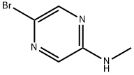 5-BROMO-2-(METHYLAMINO)PYRAZINE Struktur