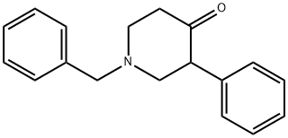 1-Benzyl-3-phenylpiperidin-4-one Struktur