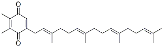 2,3-Dimethyl-5-[(2E,6E,10E)-3,7,11,15-tetramethyl-2,6,10,14-hexadecatetrenyl]-2,5-cyclohexadiene-1,4-dione Struktur