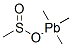 Trimethyl[(methylsulfinyl)oxy]plumbane Struktur