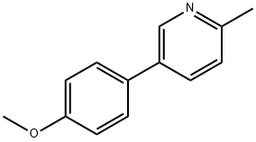 5-(4-METHOXYPHENYL)-2-METHYLPYRIDINE Struktur