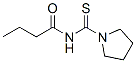 Butanamide, N-(1-pyrrolidinylthioxomethyl)- (9CI) Struktur