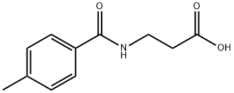 N-(4-METHYLBENZOYL)-BETA-ALANINE Struktur