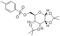 1,2:3,4-DI-O-ISOPROPYLIDENE-6-O-P-TOLYLSULFONYL-ALPHA-D-GALACTOSE Struktur