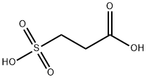 Propanoic acid, 3-sulfo- Struktur