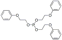 tris(2-phenoxyethyl) phosphite Struktur